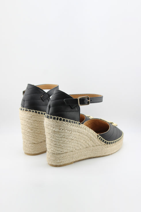 Nivel Espadrille Wedge Sandals with Ankle Strap